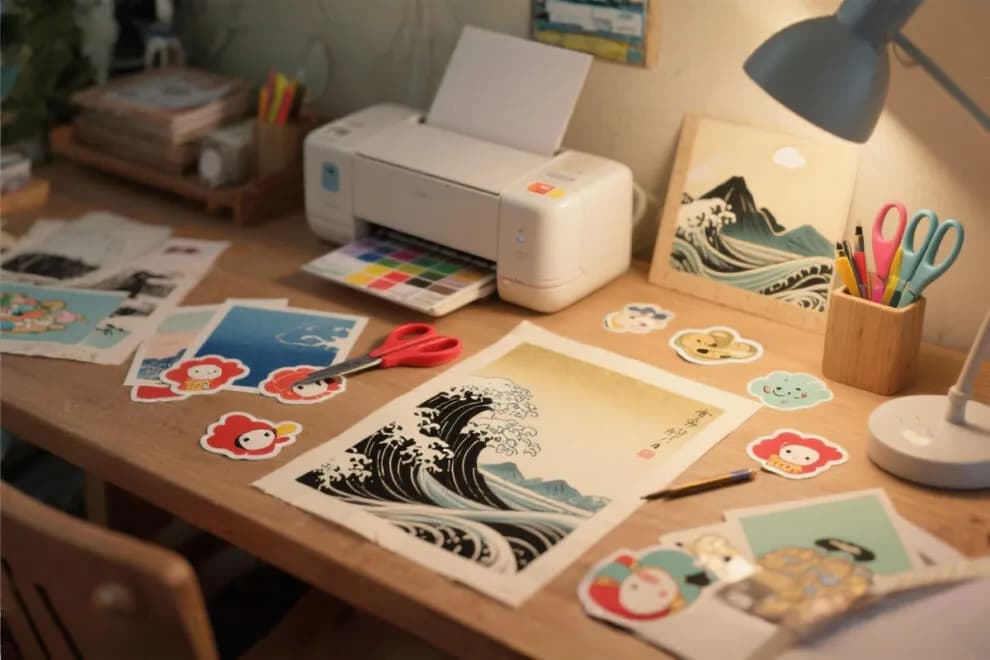 Druk naklejek: W domu czy w drukarni? Kompletny poradnik krok po kroku